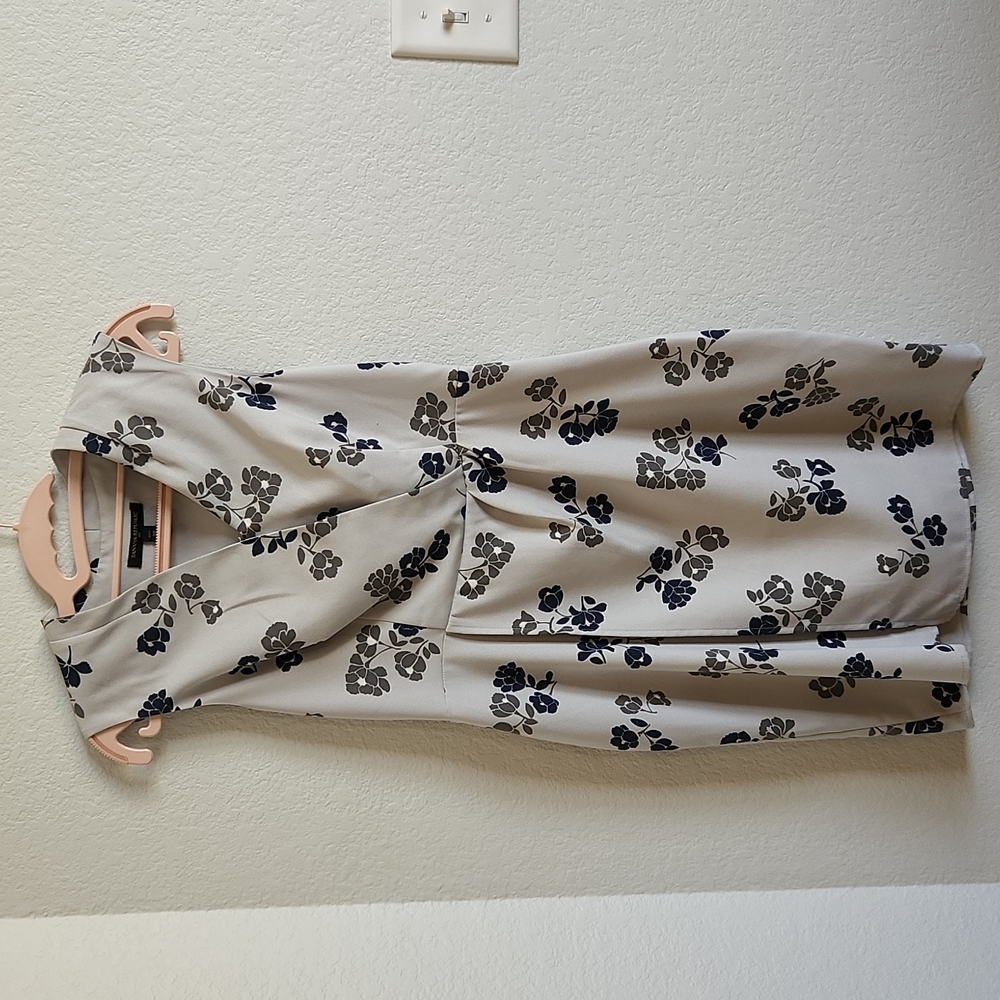 Grey Floral Dress